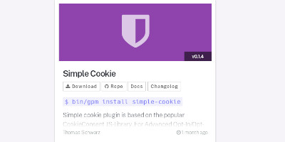 Simple Cookie Plugin